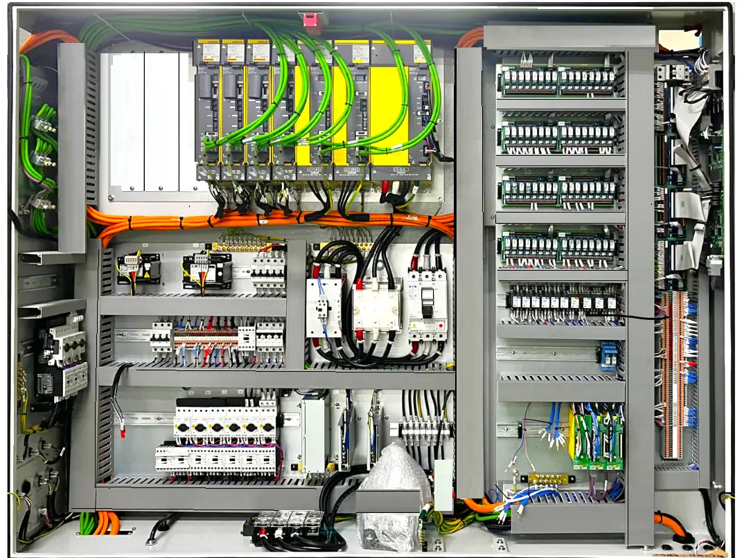 PLC automation platform prototype wiring